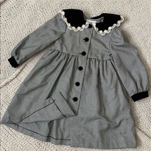 Vintage houndstooth dress